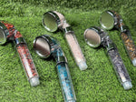 Labradorite Crystal Shower Head / High-pressure handheld shower head / Water saving /  Natural Crystal Shower Head / Gemstone Shower Head