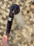Labradorite Crystal Shower Head / High-pressure handheld shower head / Water saving /  Natural Crystal Shower Head / Gemstone Shower Head