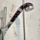 Labradorite Crystal Shower Head / High-pressure handheld shower head / Water saving /  Natural Crystal Shower Head / Gemstone Shower Head