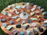 Copy of Beginners Crystal Set | 50 Crystal set | Crystal Starter Kit | 50 Labeled Crystal Set | Raw Chakra Stones & Crystals
