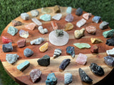 Copy of Beginners Crystal Set | 50 Crystal set | Crystal Starter Kit | 50 Labeled Crystal Set | Raw Chakra Stones & Crystals