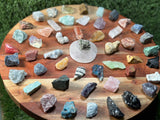 Copy of Beginners Crystal Set | 50 Crystal set | Crystal Starter Kit | 50 Labeled Crystal Set | Raw Chakra Stones & Crystals