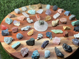 Copy of Beginners Crystal Set | 50 Crystal set | Crystal Starter Kit | 50 Labeled Crystal Set | Raw Chakra Stones & Crystals
