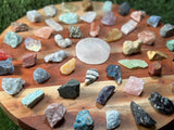 Copy of Beginners Crystal Set | 50 Crystal set | Crystal Starter Kit | 50 Labeled Crystal Set | Raw Chakra Stones & Crystals
