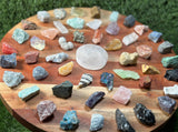 Copy of Beginners Crystal Set | 50 Crystal set | Crystal Starter Kit | 50 Labeled Crystal Set | Raw Chakra Stones & Crystals