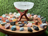 Beginners Crystal Set | 50 Crystal set | Crystal Starter Kit | 50 Labeled Crystal Set | Raw Chakra Stones & Crystals