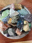 Beginners Crystal Set | 50 Crystal set | Crystal Starter Kit | 50 Labeled Crystal Set | Raw Chakra Stones & Crystals