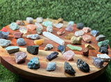 Beginners Crystal Set | 50 Crystal set | Crystal Starter Kit | 50 Labeled Crystal Set | Raw Chakra Stones & Crystals