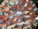 Beginners Crystal Set | 50 Crystal set | Crystal Starter Kit | 50 Labeled Crystal Set | Raw Chakra Stones & Crystals