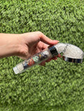 7 Chakra crystal Shower Head / High-pressure handheld shower head / Water saving /  Natural Crystal Shower Head / Gemstone Shower Head