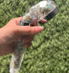 24 Types Crystal Shower Head / High-pressure handheld shower head / Water saving /  Natural Crystal Shower Head / Gemstone Shower Head