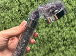 Amethyst Crystal Shower Head / High-pressure handheld shower head / Water saving /  Natural Crystal Shower Head / Gemstone Shower Head