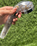 24 Types Crystal Shower Head / High-pressure handheld shower head / Water saving /  Natural Crystal Shower Head / Gemstone Shower Head