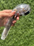 Blue Lace Agate Shower Head / High-pressure handheld shower head / Water saving /  Natural Crystal Shower Head / Gemstone Shower Head
