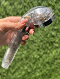 Blue Lace Agate Shower Head / High-pressure handheld shower head / Water saving /  Natural Crystal Shower Head / Gemstone Shower Head