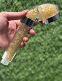 Citrine Crystal Shower Head / High-pressure handheld shower head / Water saving /  Natural Crystal Shower Head / Gemstone Shower Head