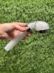 Clear Quartz Shower Head / High-pressure handheld shower head / Water saving /  Natural Crystal Shower Head / Gemstone Shower Head