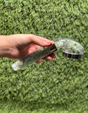 Green Aventurine Shower Head / High-pressure handheld shower head / Water saving /  Natural Crystal Shower Head / Gemstone Shower Head