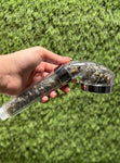 Labradorite Crystal Shower Head / High-pressure handheld shower head / Water saving /  Natural Crystal Shower Head / Gemstone Shower Head