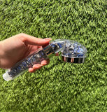 Lapis Lazuli Shower Head / High-pressure handheld shower head / Water saving /  Natural Crystal Shower Head / Gemstone Shower Head