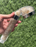 24 Types Crystal Shower Head / High-pressure handheld shower head / Water saving /  Natural Crystal Shower Head / Gemstone Shower Head