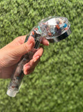 Multistone Crystal Shower Head / High-pressure handheld shower head / Water saving /  Natural Crystal Shower Head / Gemstone Shower Head