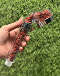 Red Agate Shower Head / High-pressure handheld shower head / Water saving /  Natural Crystal Shower Head / Gemstone Shower Head