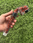 Red Agate Shower Head / High-pressure handheld shower head / Water saving /  Natural Crystal Shower Head / Gemstone Shower Head