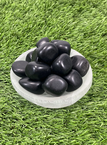 Tumbled BLACK OBSIDIAN / Authentic Tumbled Black Obsidian / Black OBSIDIAN