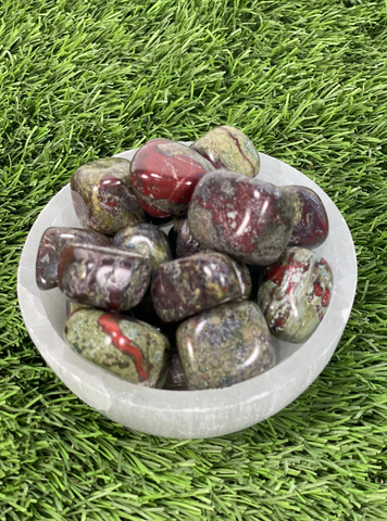 Tumbled DRAGON BLOODSTONE / Authentic Tumbled Dragon BLOODSTONE / Dragon Bloodstone
