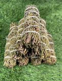 ORGANIC Juniper Sage, Juniper Smudge Stick, Wholesale FREE SHIPPING Wholesale Yerba Santa, Smudge Sticks, Hand Wrapped Thick bundles.