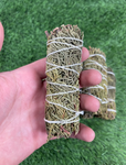 ORGANIC Juniper Sage, Juniper Smudge Stick, Wholesale FREE SHIPPING Wholesale Yerba Santa, Smudge Sticks, Hand Wrapped Thick bundles.