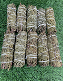 ORGANIC Juniper Sage, Juniper Smudge Stick, Wholesale FREE SHIPPING Wholesale Yerba Santa, Smudge Sticks, Hand Wrapped Thick bundles.