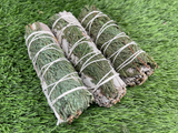 ORGANIC White Sage with Cedar , Wholesale FREE SHIPPING . White Sage with Cedar, Smudge Sticks, Hand Wrapped Thick bundles.