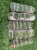 ORGANIC White Sage with Cedar , Wholesale FREE SHIPPING . White Sage with Cedar, Smudge Sticks, Hand Wrapped Thick bundles.