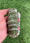 ORGANIC White Sage with Cedar , Wholesale FREE SHIPPING . White Sage with Cedar, Smudge Sticks, Hand Wrapped Thick bundles.