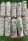 ORGANIC White Sage with Eucalyptus , Wholesale FREE SHIPPING . White Sage with Eucalyptus, Smudge Sticks, Hand Wrapped Thick bundles.