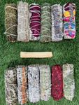 ORGANIC White Sage with Eucalyptus , Wholesale FREE SHIPPING . White Sage with Eucalyptus, Smudge Sticks, Hand Wrapped Thick bundles.