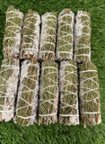 ORGANIC White Sage with Rosemary , Wholesale FREE SHIPPING . White Sage with Rosemary, Smudge Sticks, Hand Wrapped Thick bundles.