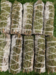 ORGANIC White Sage with Rosemary , Wholesale FREE SHIPPING . White Sage with Rosemary, Smudge Sticks, Hand Wrapped Thick bundles.