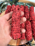 Wholesale Dragon Blood Sage Smudge Sticks I Dragon Blood Sage High Quality 2 side cutted, high quality Free Shipping, Smudging kit, Red Sage