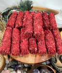 Wholesale Dragon Blood Sage Smudge Sticks I Dragon Blood Sage High Quality 2 side cutted, high quality Free Shipping, Smudging kit, Red Sage