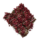 CEDAR with  PEPPERCORN, Smudging kit, Smudge Bundle, ORGANIC cedar with Peppercorn , Pink Peppercorn Clusters with Cedar, Free Shipping