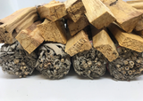 4IN White Sage + 4 IN Palo Santo Wholesale Bundle  Santo Wood &  White Sage Smudge Sticks (Bulk Smudge Bundle) FREE SHIPPING