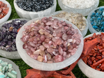 Natural STRAWBERRY QUARTZ CHIP  , Real Strawberry Quartz chip , Strawberry Quartz Tumble Loose Stone , Strawberry Quartz Crystal chips