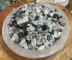 Natural Black Rutilated Quartz  Chip , Real Black Rutilated Quartz chip , Black Rutilated Quartz Tumble Loose Stone , Crystal chips