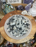 Natural Black Rutilated Quartz  Chip , Real Black Rutilated Quartz chip , Black Rutilated Quartz Tumble Loose Stone , Crystal chips