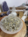 Natural Gold Rutilated Quartz  Chip , Real Gold Rutilated Quartz chip , Gold Rutilated Quartz Tumble Loose Stone , Crystal chips