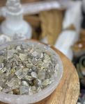 Natural Gold Rutilated Quartz  Chip , Real Gold Rutilated Quartz chip , Gold Rutilated Quartz Tumble Loose Stone , Crystal chips