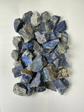 Lapis Lazuli RAW , 0.75"-1.25" Size, Wicca, Witchcraft, Tumbling, Cabbing, Fountain Rocks, Decoration, Polishing. RAW Lapis Lazuli
